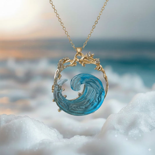 Azure Pledge Necklace | Gold