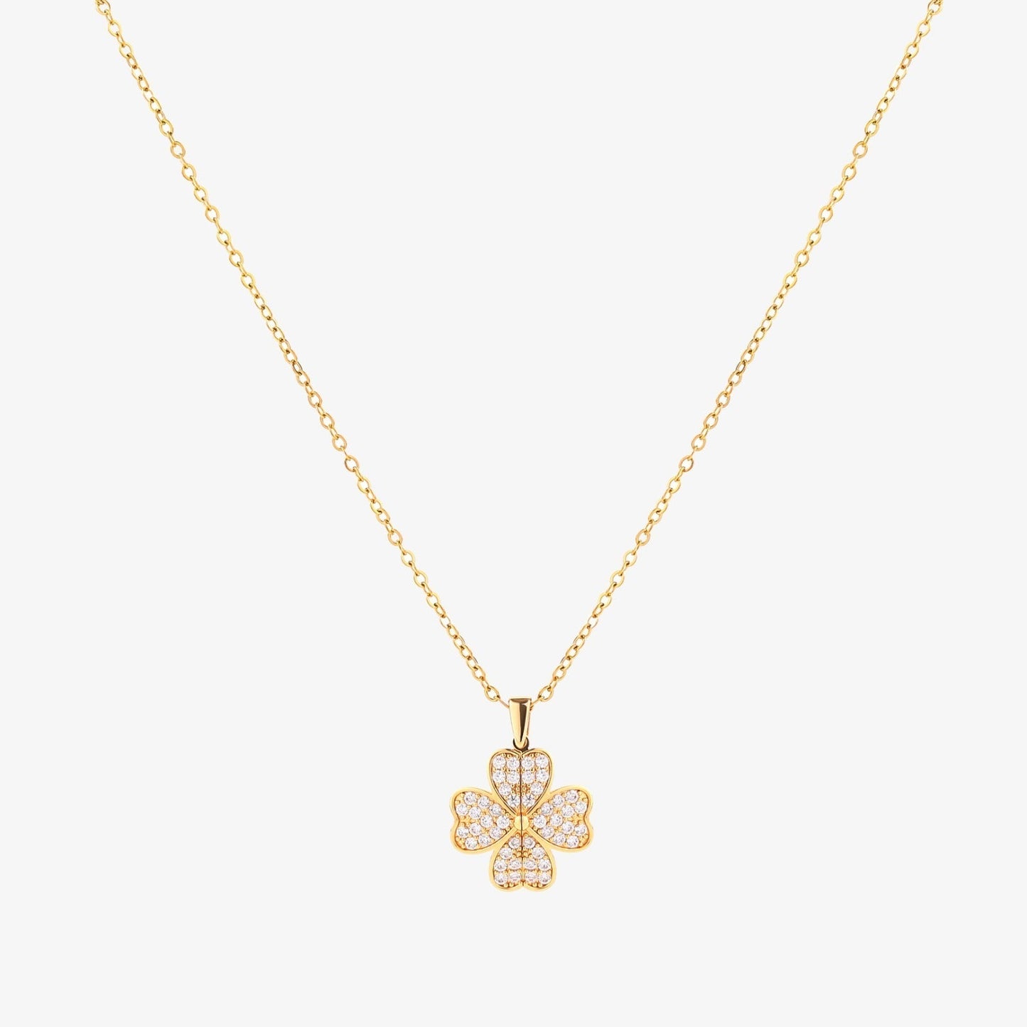 Heart Bloom Necklace | Gold
